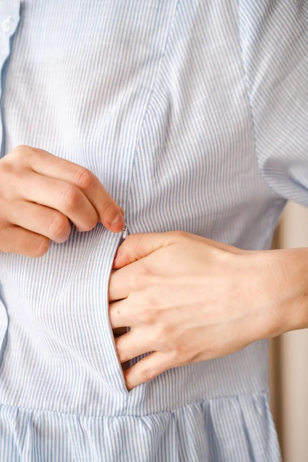 Maternity Loose-Fit Cotton Blouse (Shirt) 4317737