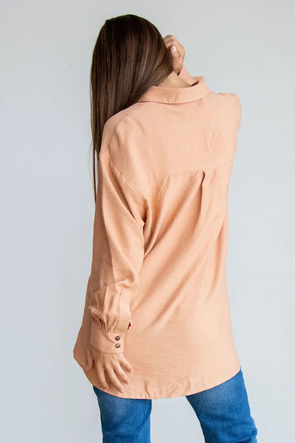 Maternity Oversized Cotton Blouse (Shirt) 2101711