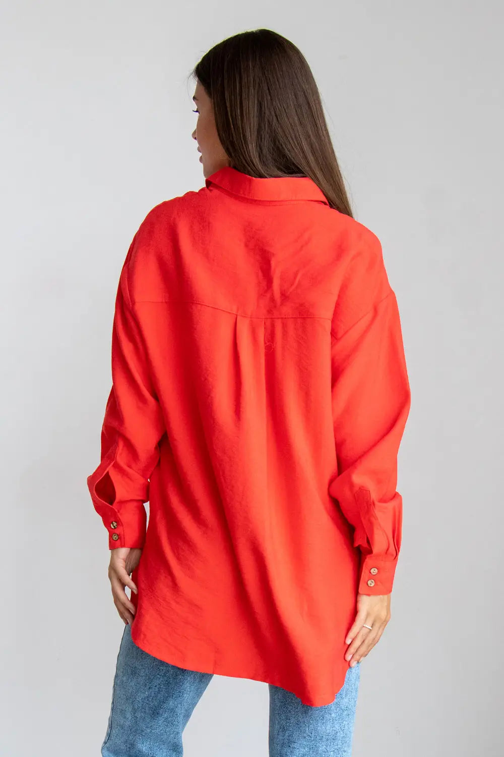 Maternity Oversized Cotton Blouse (Shirt) 2101711