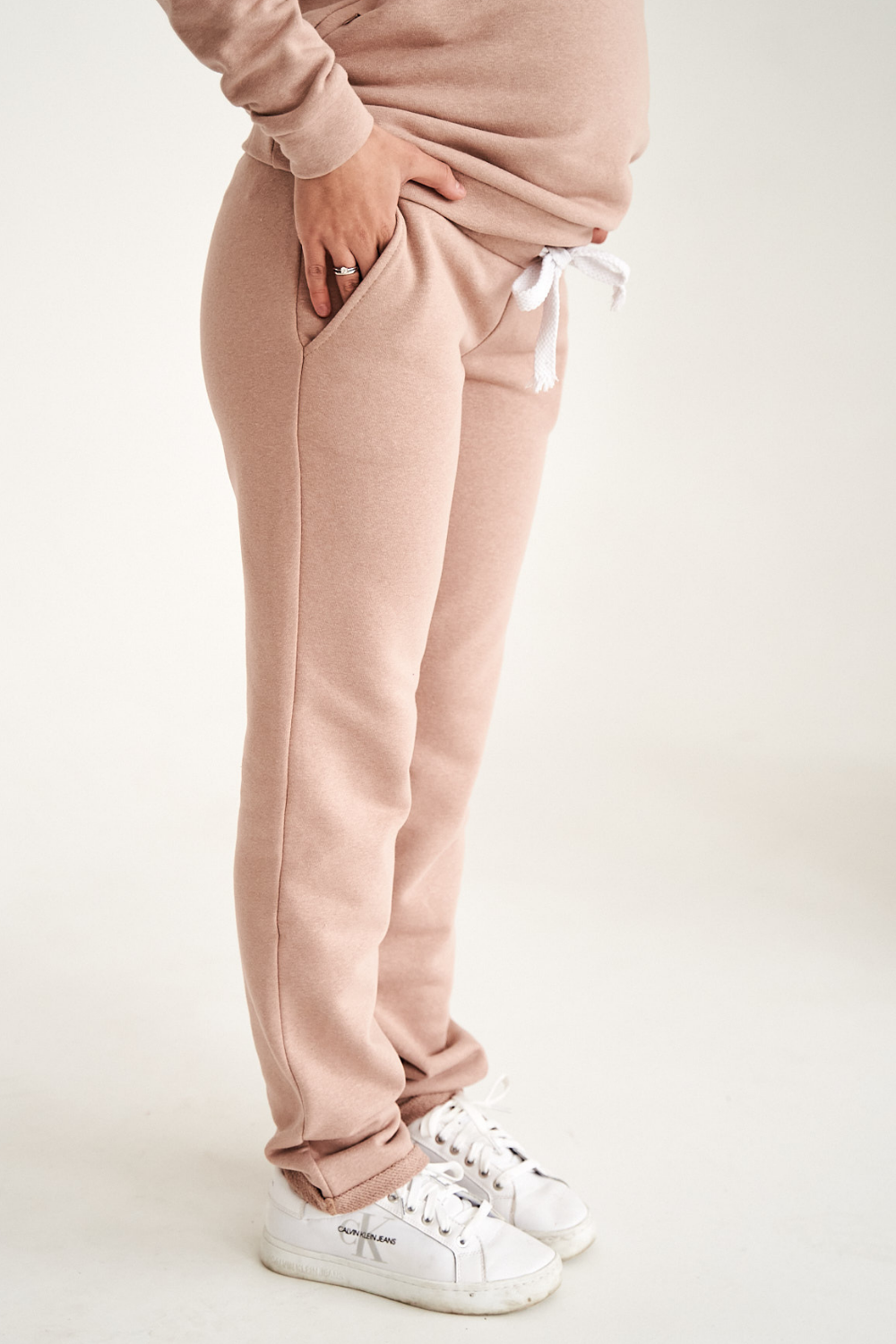 Winter Maternity and Nursing Fleece Sportswear Set 4205114-78-1