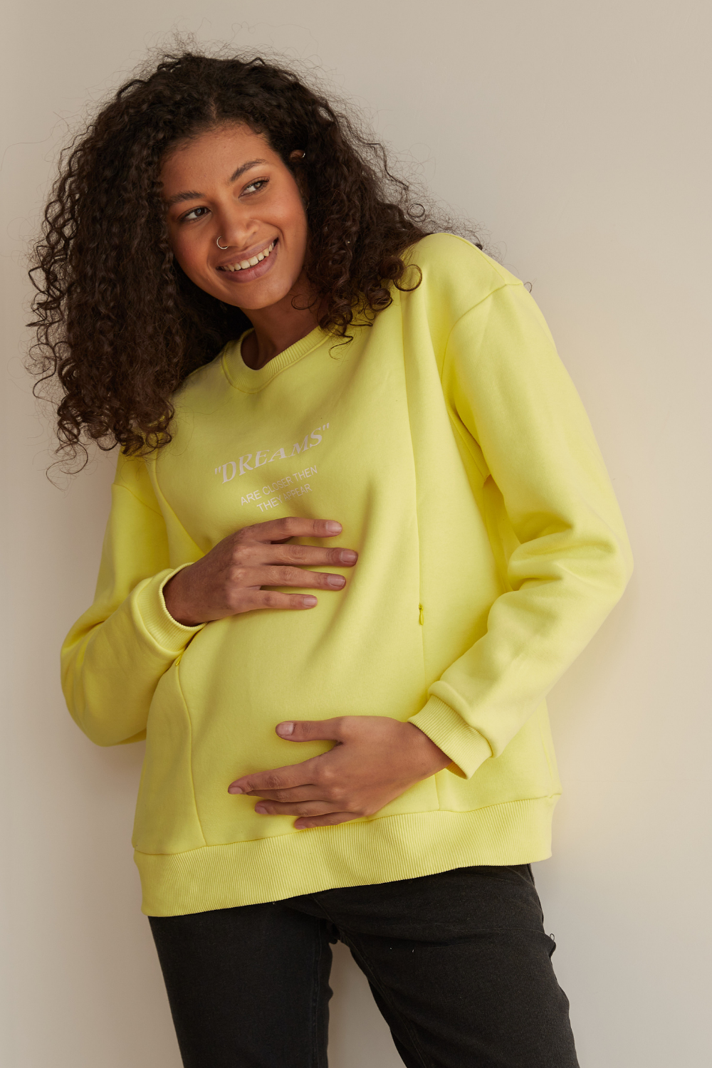 Stylish Fleece Sweatshirt with &