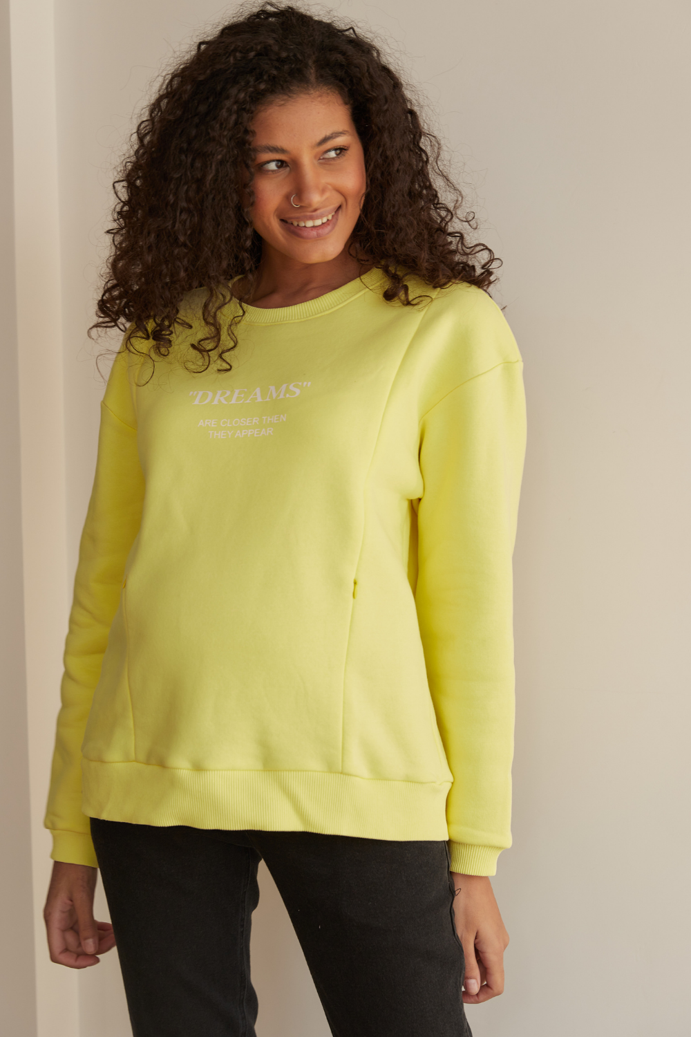 Stylish Fleece Sweatshirt with &