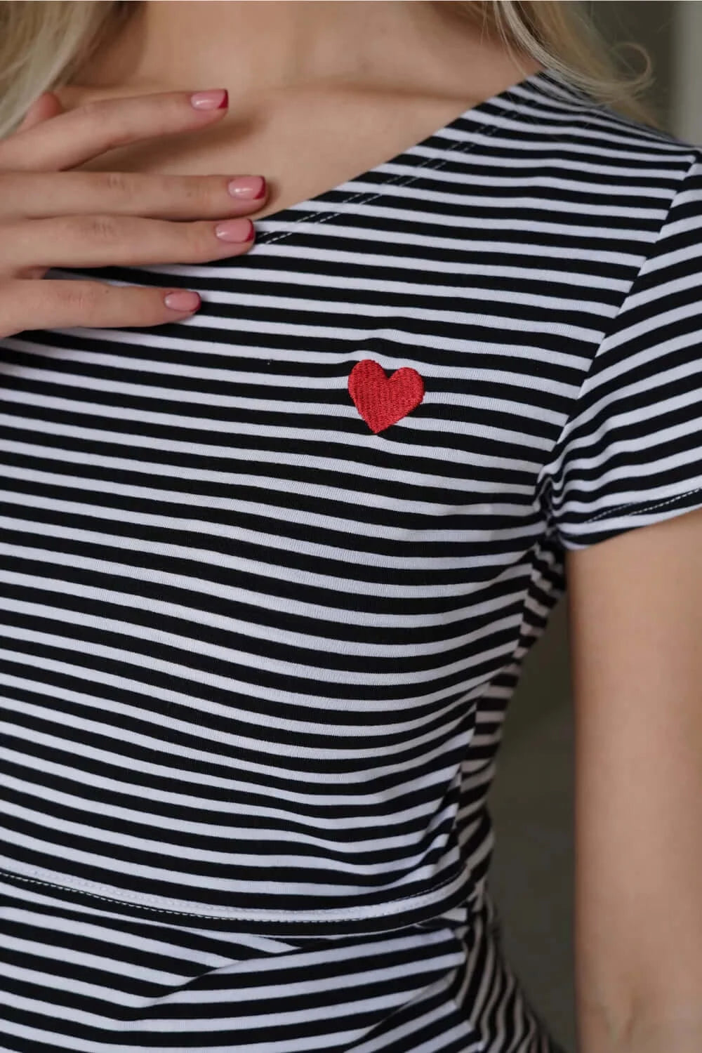 Maternity and Nursing Striped T-shirt 4517647