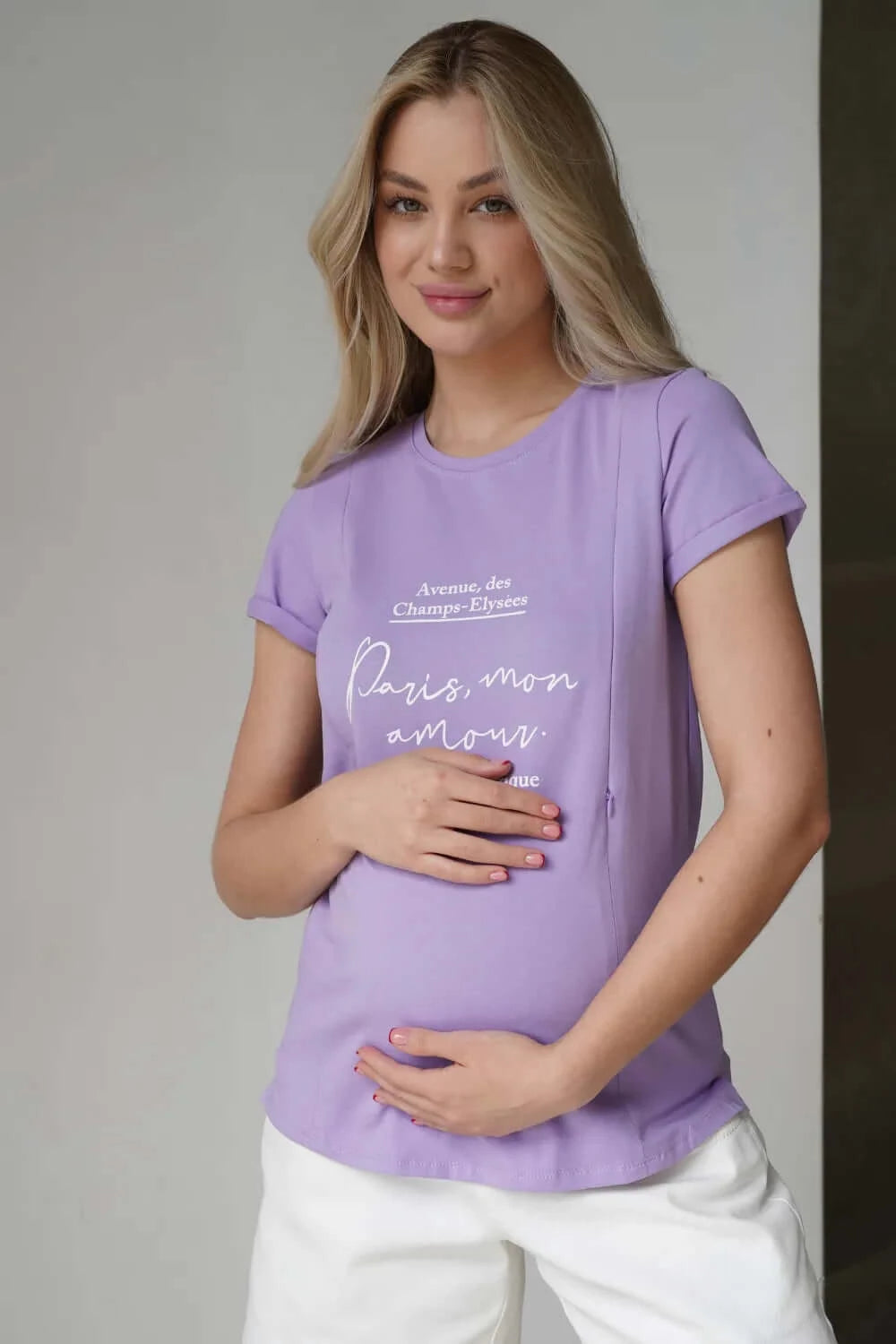 Maternity and Nursing Basic T-shirt 3180649-75