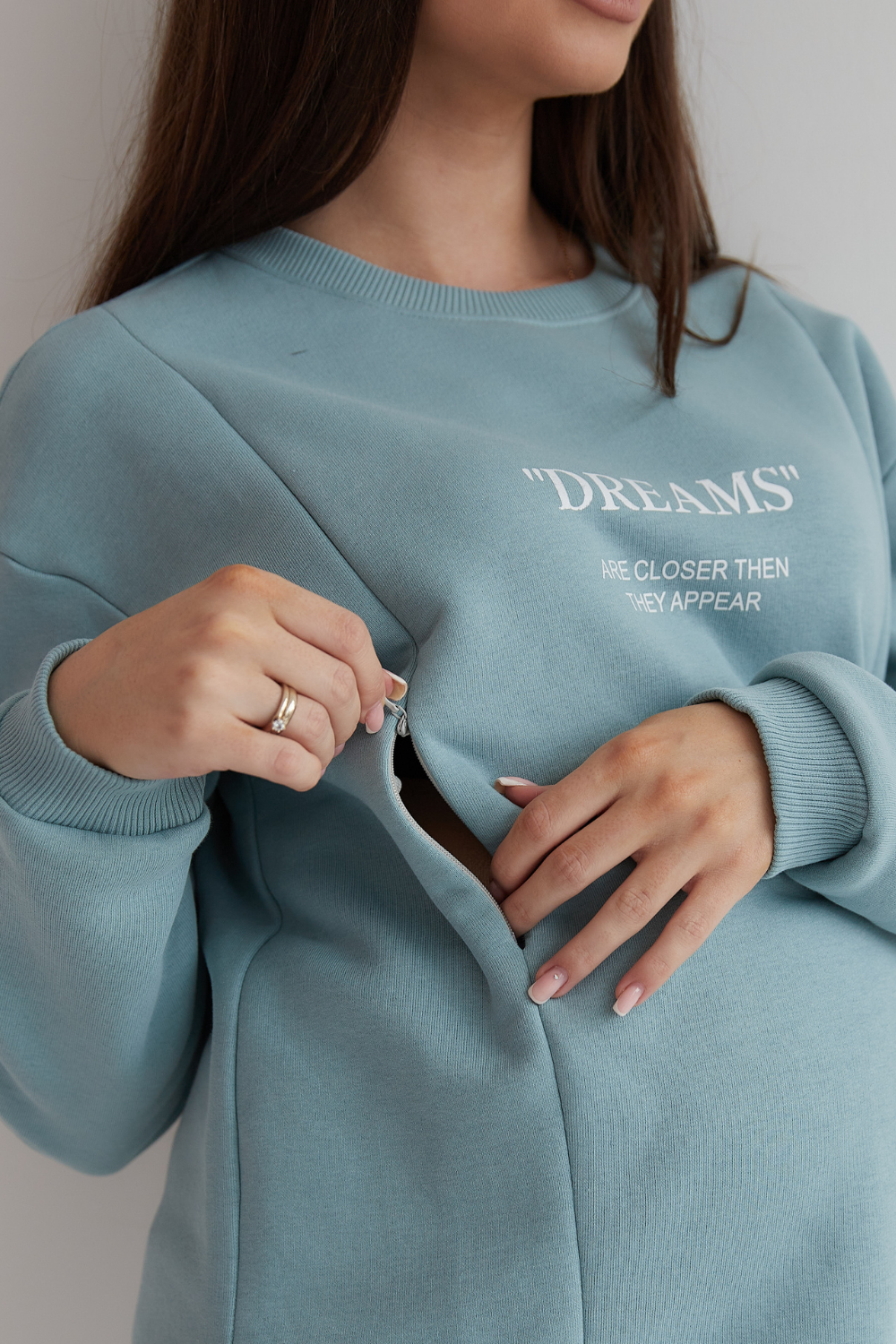 Stylish Fleece Sweatshirt with &