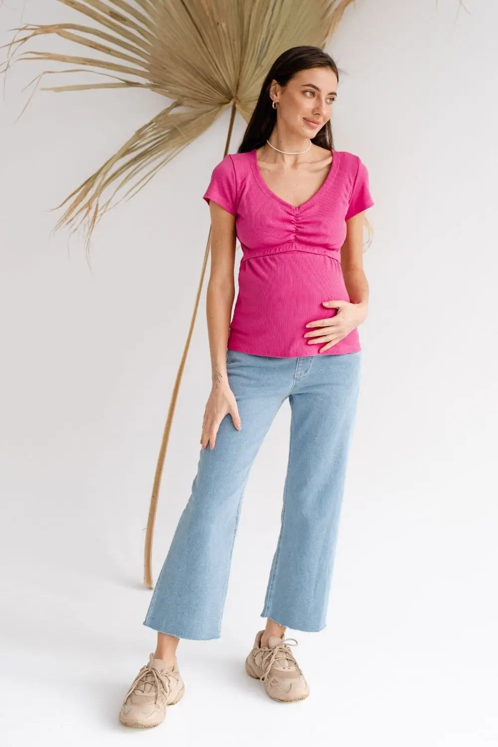 Maternity and Nursing Knit Tank Top 4307138