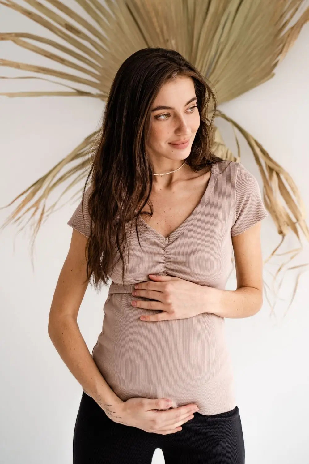 Maternity and Nursing Knit Tank Top 4307138