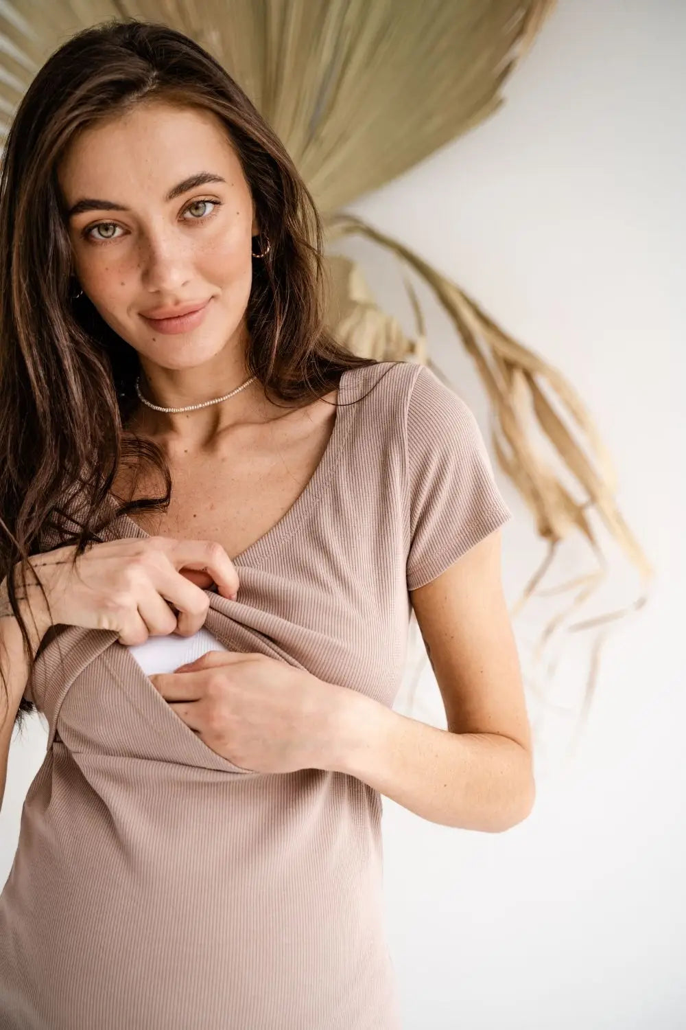 Maternity and Nursing Knit Tank Top 4307138