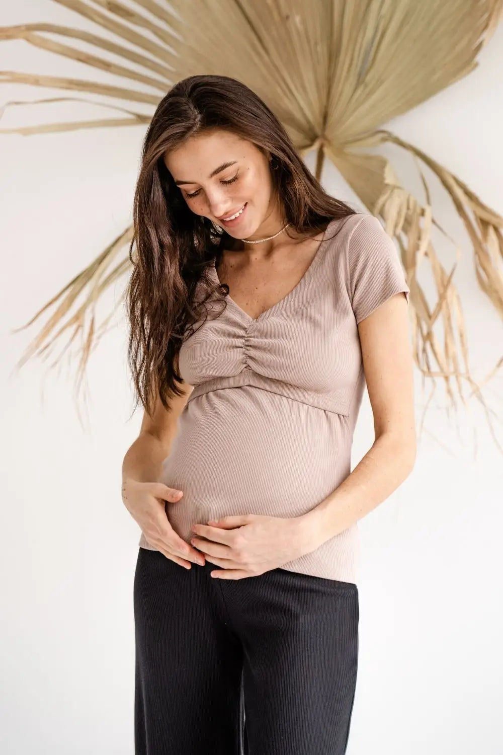 Maternity and Nursing Knit Tank Top 4307138