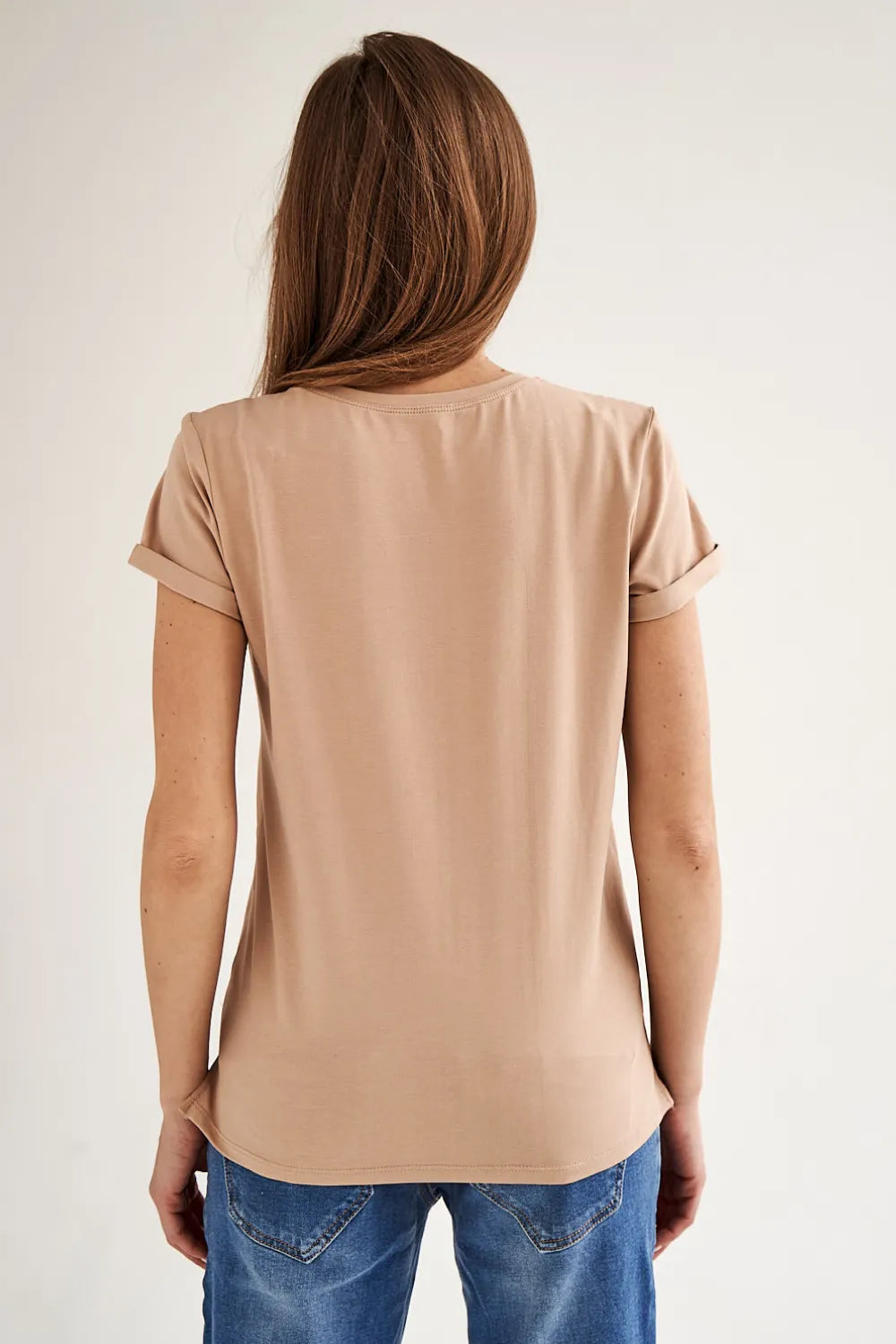 Maternity Basic T-shirt with Zippers for Nursing 3180041