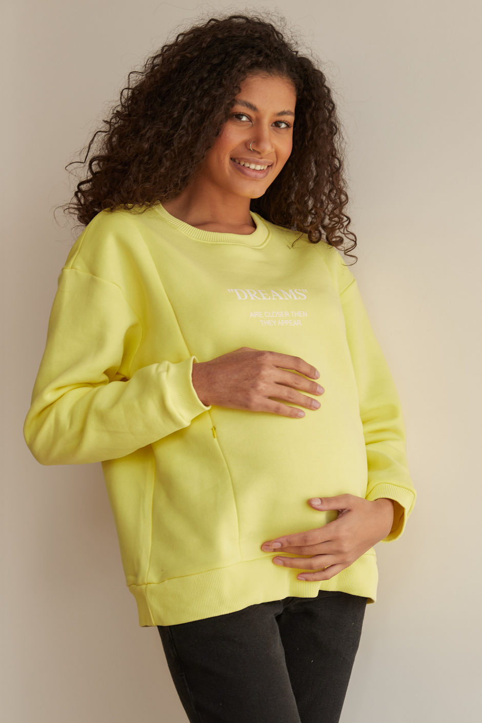 Maternity A-Line Printed Jumper main image 1