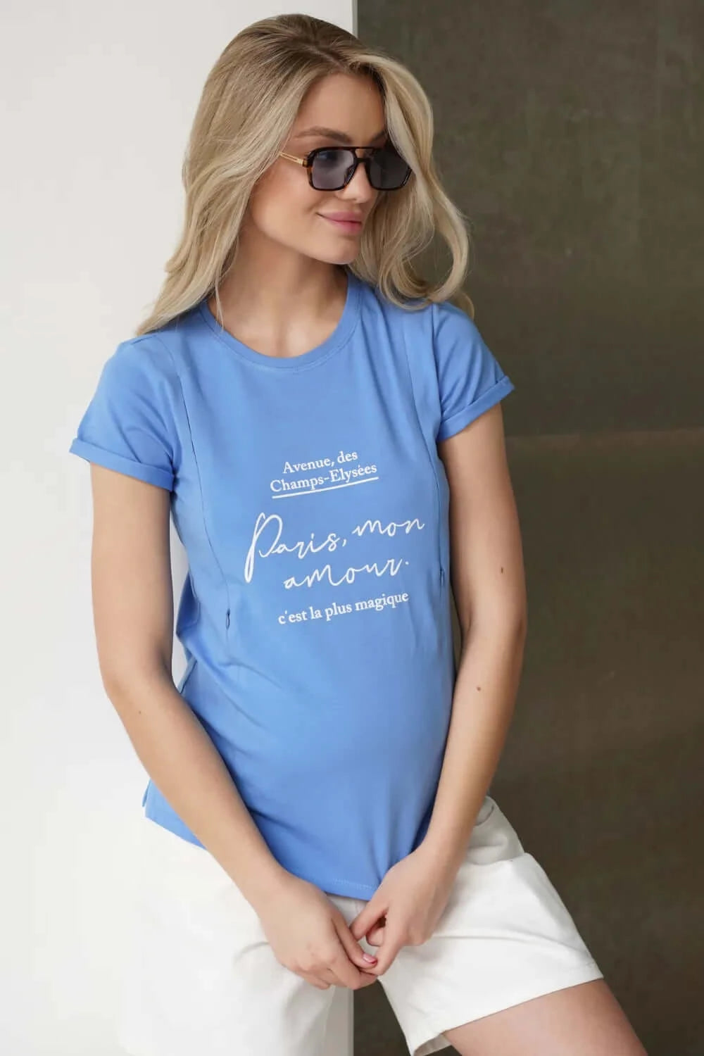 Maternity and Nursing Basic T-shirt 3180649-75